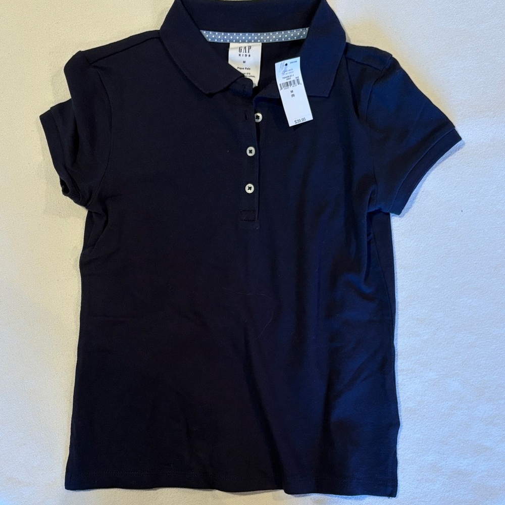 NWT GAP Navy Kids Uniform Polo Shirt